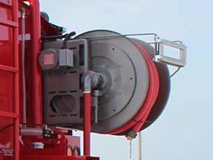hose extension holder for work truck