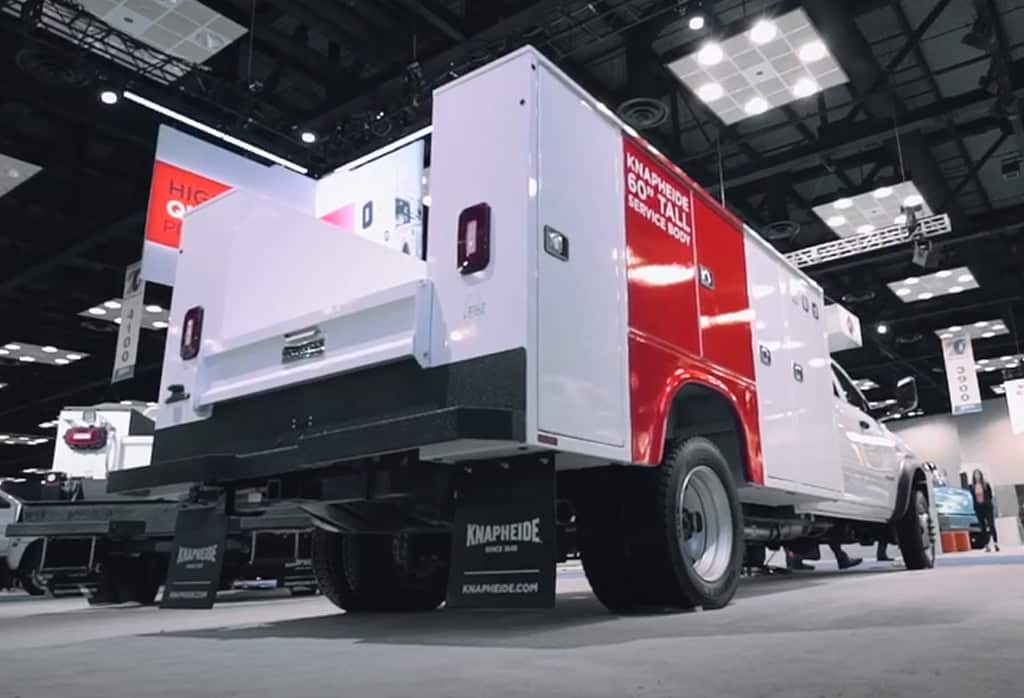 knapheide tall compartment service truck body