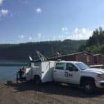 gpm service truck with crane