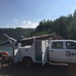 gpm service truck with crane