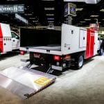 knapheide saw truck at industry trade show