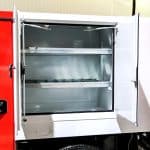 knapheide saw truck at industry trade show