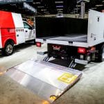 knapheide saw truck at industry trade show