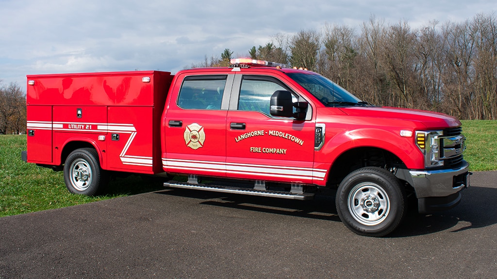 fire department custom service truck body