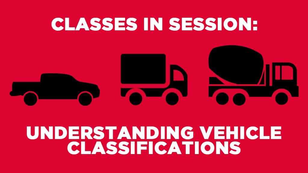 commercial vehicle classifications