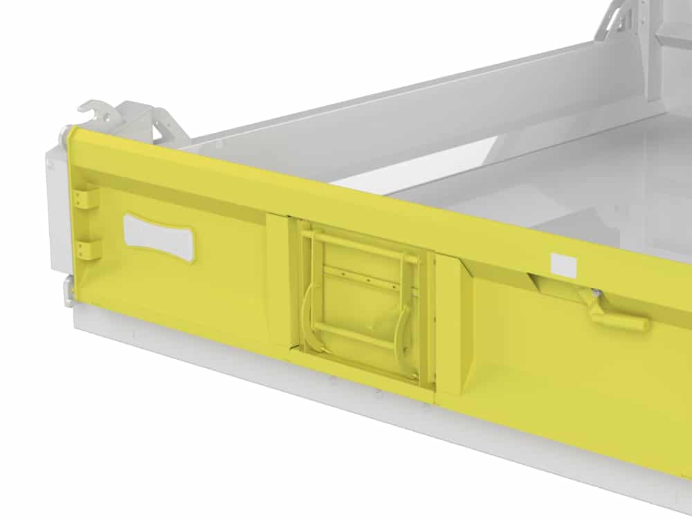 Dump Body Tailgate Metering Chute