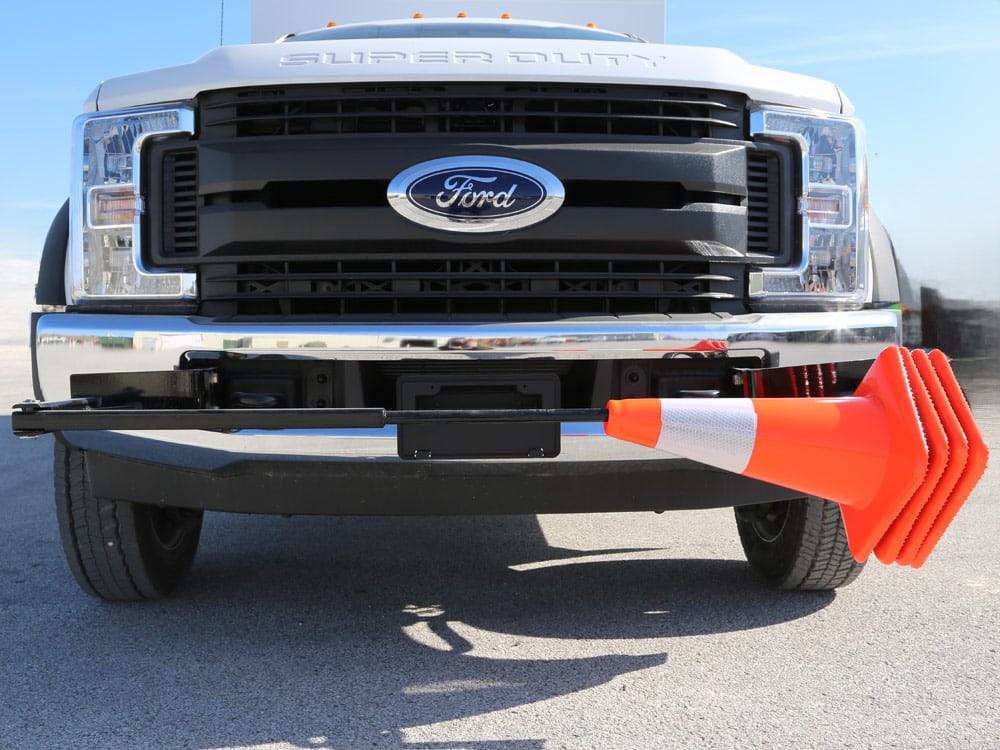 Forestry Chipper Truck Bumper Cone Holder