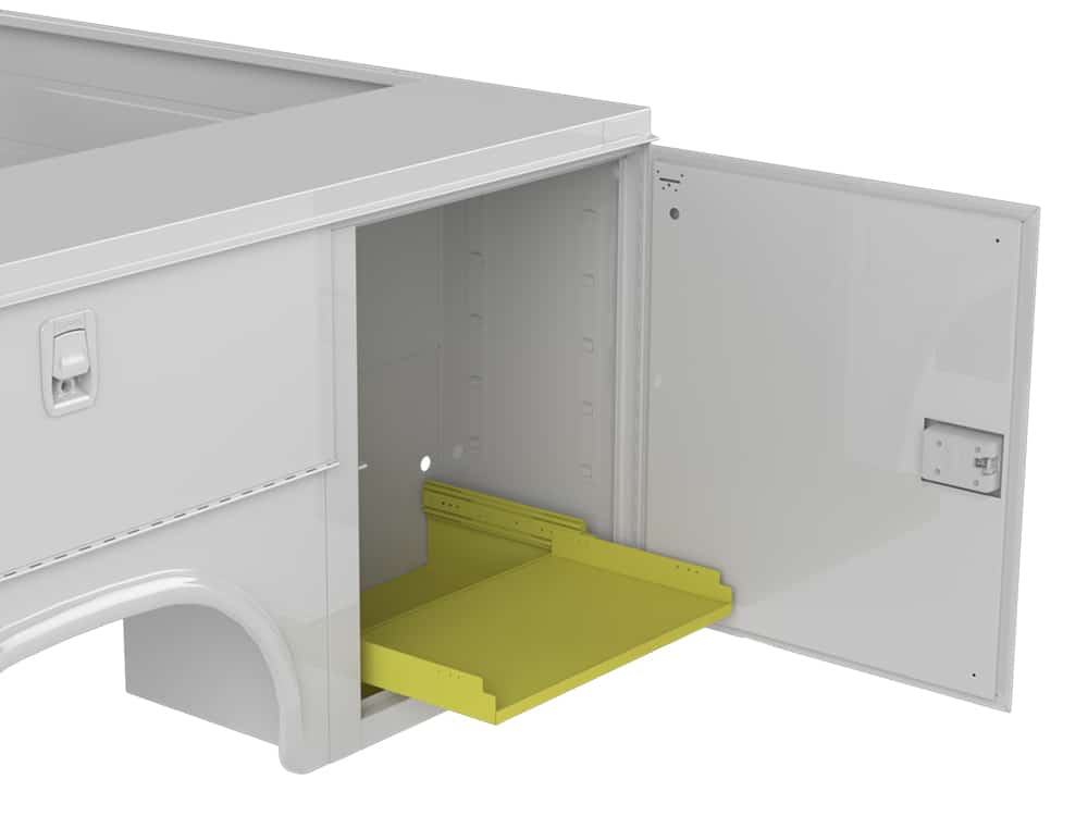 Pull Out Tray for Service Bodies