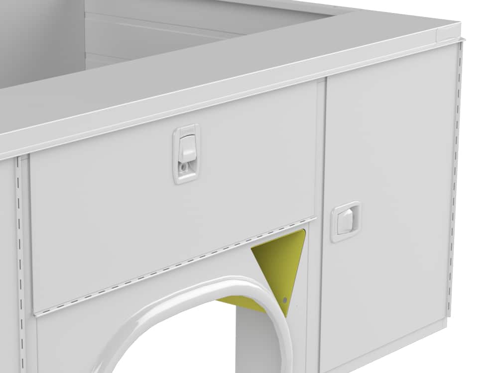 Wheel Chock Holder Service Body
