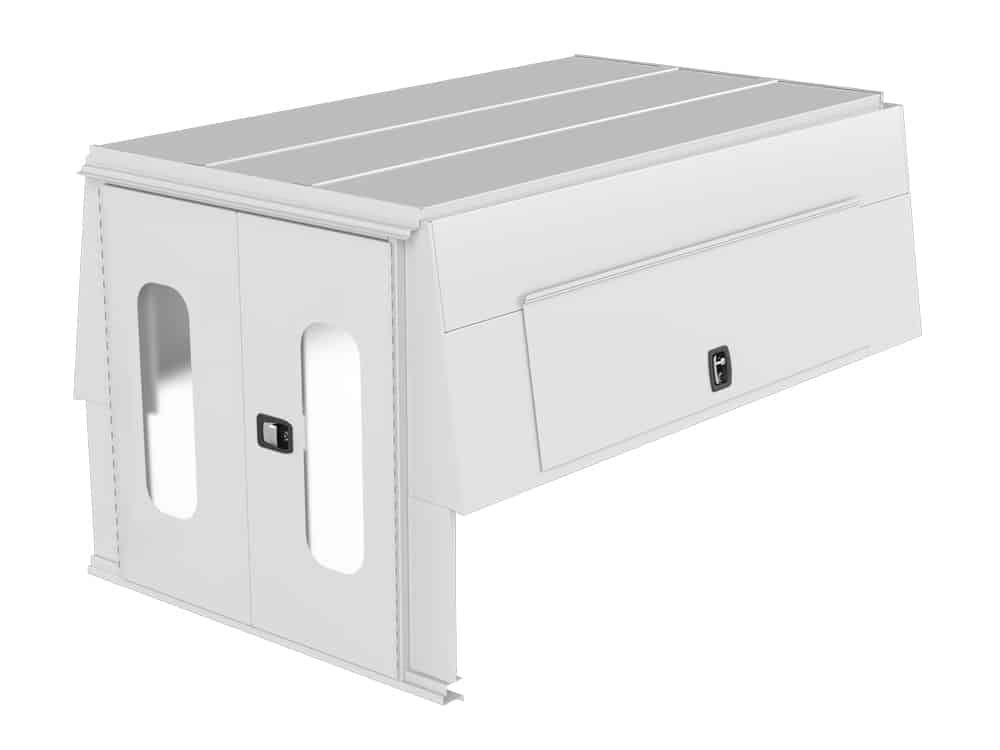 Knapkap Hds truck cap Windowed Rear Doors