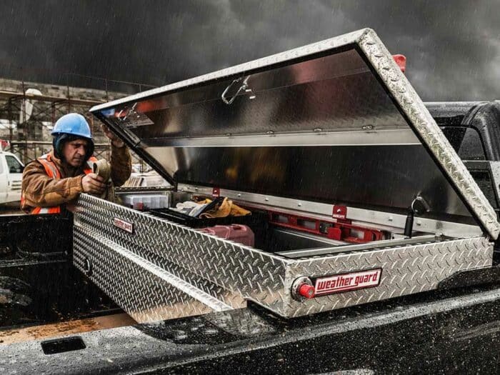 Weatherguard Crossover Saddle Truck Tool Box