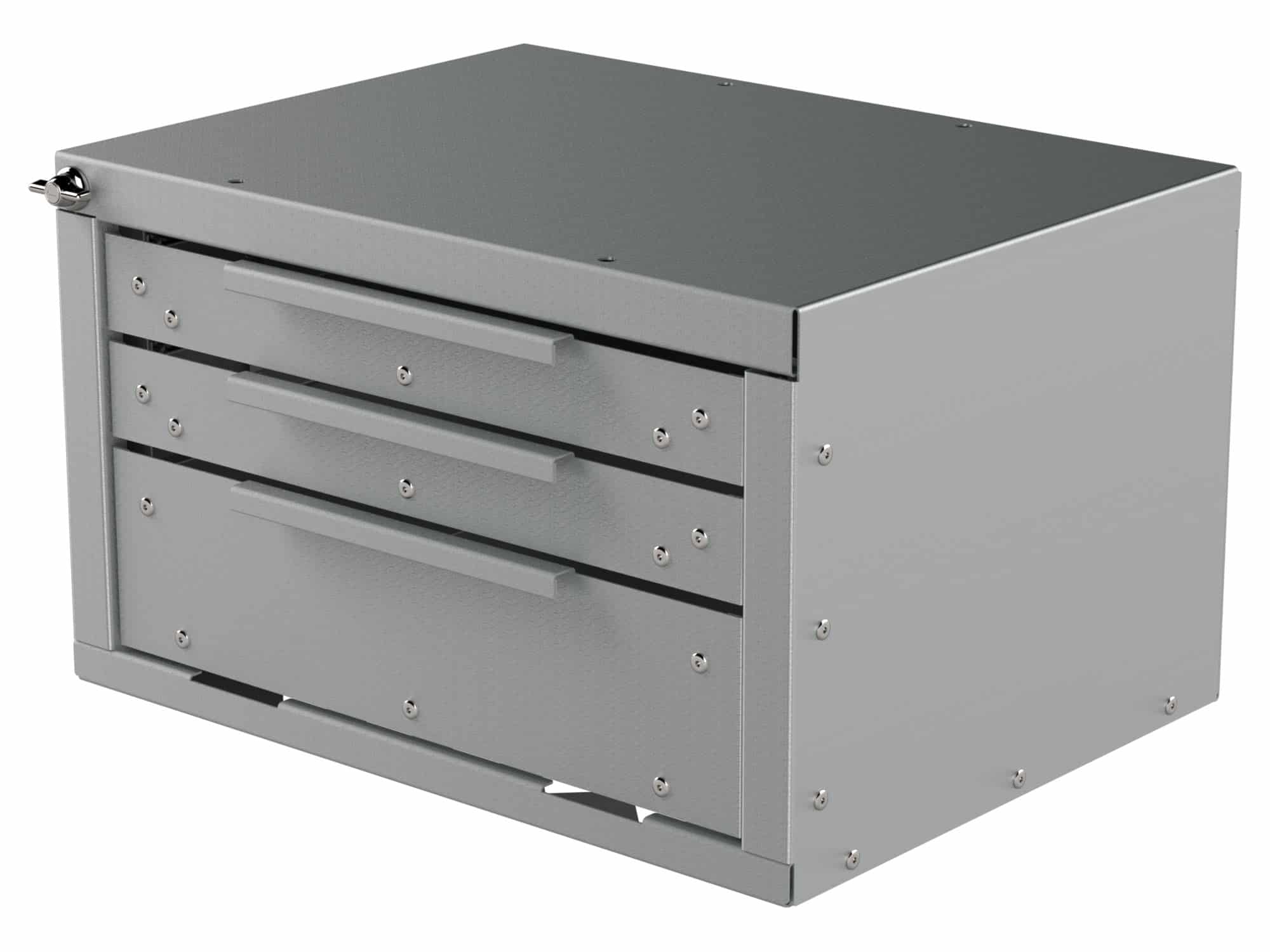 Drawer Unit with one 4-inch and two 2-Inch Drawers