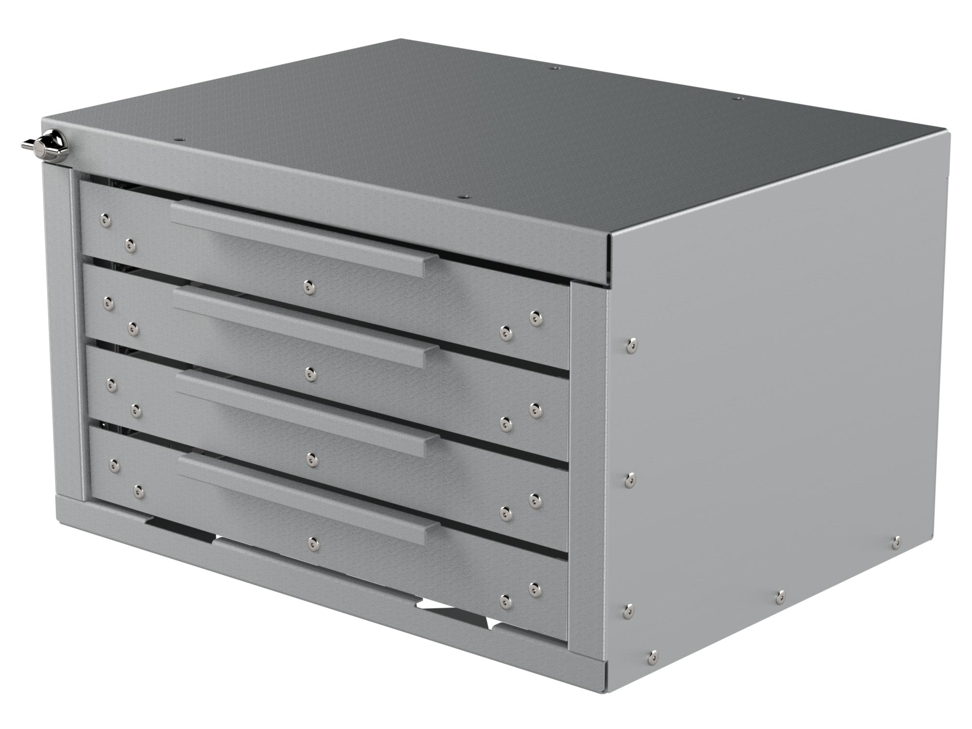 Drawer Unit with four 2-inch Drawers