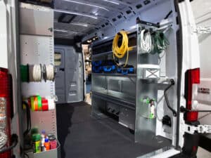 New Knapheide Van Equipment In The Ram ProMaster NTEA Work Truck Show 2025 Streetside Shelving