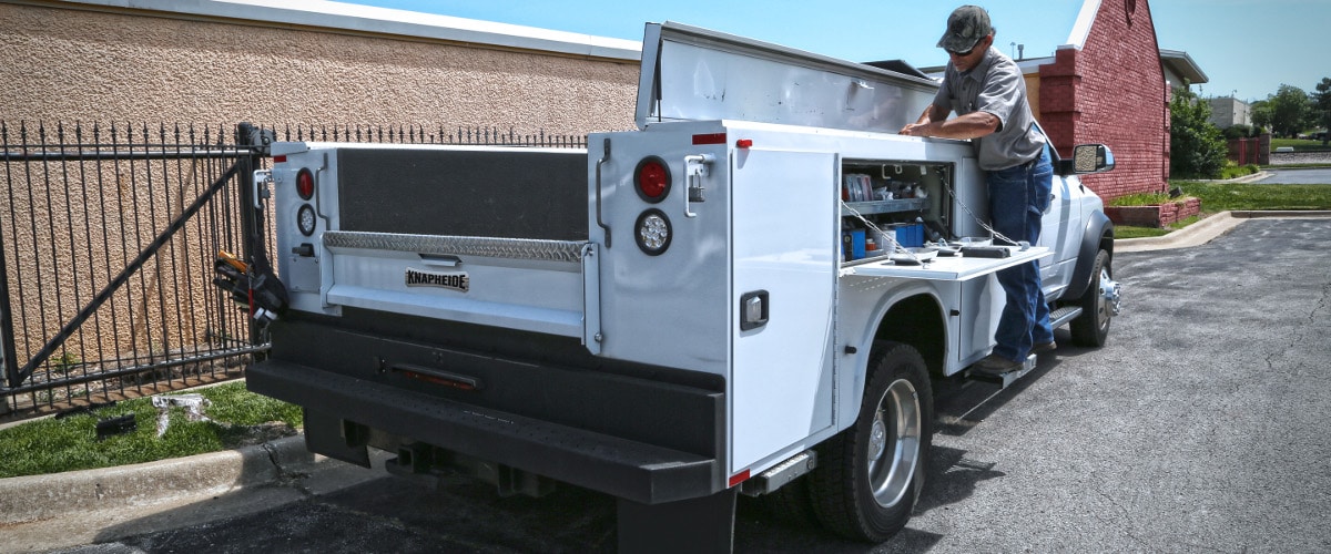 Knapheide Service Truck on Jobsite