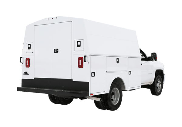 knapheide aluminum kuvcc enclosed service truck