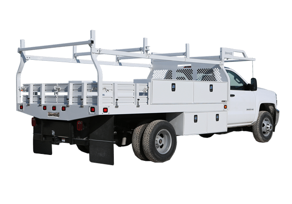 knapheide contractor platform truck body on gm chassis