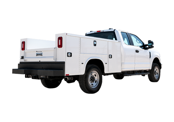 knapheide steel service truck body on ford chassis